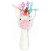May's Hand Unicorn Pinky Long Rattle Crochet - Kids Haven